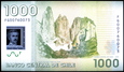 CHILE 1000 Pesos 2010 rok stan bankowy UNC