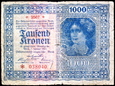 AUSTRIA 1000 KORON 1922 ROK 