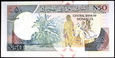 SOMALIA 50 SZYLINGÓW 1991 ROK STAN BANKOWY UNC
