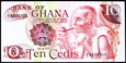GHANA 10 Cedis 1978 rok stan bankowy UNC