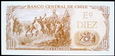 CHILE 10 ESCUDOS 1967 ROK STAN BANKOWY UNC