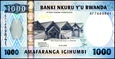 RWANDA 1000 Franków z 2008 roku stan bankowy UNC