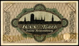 1000 MAREK 1923 WOLNE MIASTO GDAŃSK - SENAT GDA EF 40 
