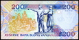 VANUATU 200 VATU 2007 ROK stan bankowy UNC