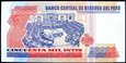 PERU 50000 INTIS 1988 ROK STAN BANKOWY UNC