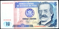 PERU 10 Intis 1987 rok stan bankowy UNC
