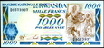 RWANDA 1000 Franków z 1988 roku stan bankowy UNC