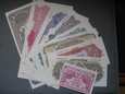 Cały zestaw banknotów z 1944 roku - reprint z 1979 roku