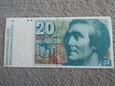 Szwajcaria 20 franków 1987