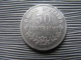 Włochy 50 centesimi 1863