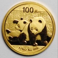 100 yuan - PANDA 2010 Chiny 1/4 Oz. Au999