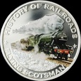 Liberia 5 dolarów 2011 History of Railroads: Flying Scotsman