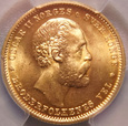 20 koron Norwegia - OSCAR II - 1878 PCGS MS65
