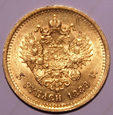 5 rubli 1889 Aleksander III