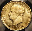 Włochy - Królestwo Napoleona - 40 lirów 1812 M - PCGS AU58