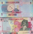 Banknot 1 leone 2022 ( Sierra Leone )