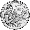 25 cent (2024) - Kobiety USA - Patsy Takemoto Mink - (3 sztuki) PDS