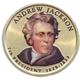 1 dolar (2008) Prezydenci USA  Andrew Jackson KOLOR dwustronny D