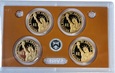 1 dolar (2012) Prezydenci USA - komplet 4 monet Mennica San Francisco