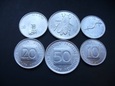 Słowenia (1992-1993) - zestaw monet obiegowych FAO ( 3 sztuki)