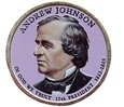 1 dolar (2011) Prezydenci USA  Andrew Johnson KOLOR dwustronny P