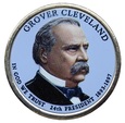1 dolar (2012) Grover Cleveland (1893-1897) KOLOR dwustronny P