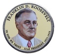 1 dolar (2014) Prezydenci USA Franklin D. Roosevelt KOLOR dwustronny P