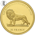 PGNUM - Kongo 20 franków 2003. Skunks