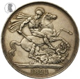 PGNUM - Wielka Brytania 1 korona 1821, SECUNDO