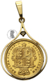 PGNUM - Wisiorek z monetą Wielka Brytania 1/2 suwerena 1884