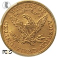 PGNUM - USA 5 dolarów 1895, Filadelfia. PCGS MS 63+