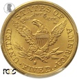 PGNUM - USA 5 dolarów 1886 S, San Francisco. PCGS MS 64+