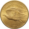 PGNUM - USA 20 dolarów 1908, bez motta