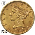 PGNUM - USA 5 dolarów 1900, Filadelfia. PCGS MS 62
