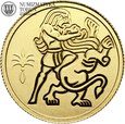 Izrael, 1 nowy szekel, Samson i lew, 2009 rok, złoto