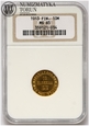 Finlandia, 10 markkaa, 1913 rok, złoto, NGC MS65