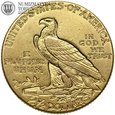 USA, 2,5 dolara, Indianin, 1913, złoto