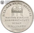 Węgry, Żeton Korononacyjny 1867 rok, st. 3+