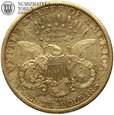 USA, 20 dolarów, 1889 rok, Carson City