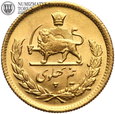 Iran, 1/2 pahlavi, SH1351 (1972), złoto