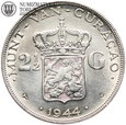 Curacao, 2 1/2 guldena 1944, Wilhelmina, st. 1-