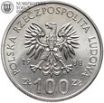PRL, 100 złotych, Jadwiga, 1988 rok, bez monogramu