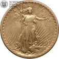 USA, 20 dolarów, 1915 rok, S, złoto