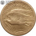 USA, 20 dolarów, 1915 rok, S, złoto