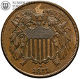 USA, 2 centy 1871