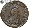 Rzym, Walentynian II, brąz, AE22, Konstantynopol