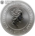 Fiji, 10 dolarów, Żółw, 2011 rok, 5 uncji, #KJ