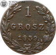 Zabór Rosyjski, grosz, 1839 rok, MW