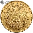 Austria, 10 koron 1909, złoto
