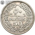 Liban, 50 piastrów 1952, st. 3+, #DW